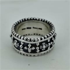 Unisex Silver Ring 925 Silver 7.8g Size:6